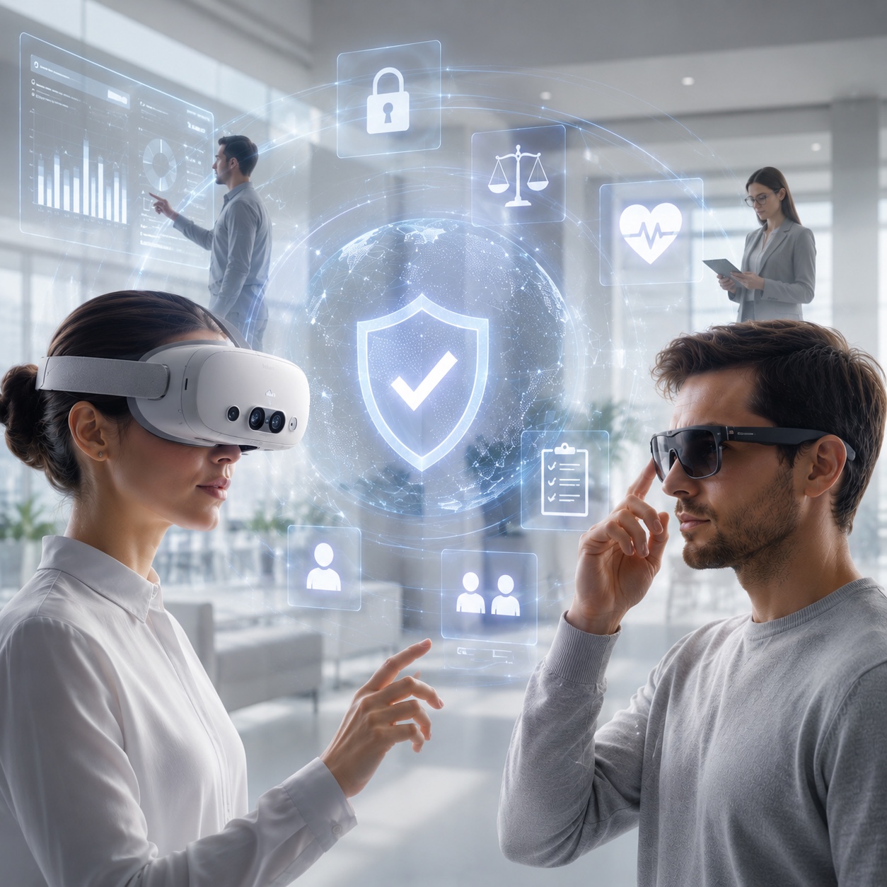 Immersive Compliance mit XR, Smart Glasses, Datenschutz, Governance und Sicherheit